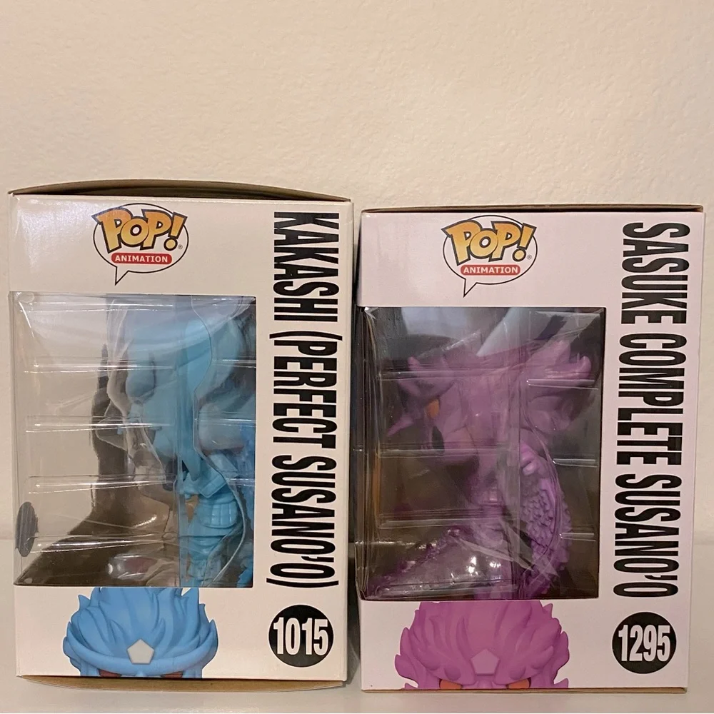 Sasuke Complete Susano’o & Kakashi Perfect Susano’o 6” Pop! Set [1015 & 1295] - Picture 2 of 10